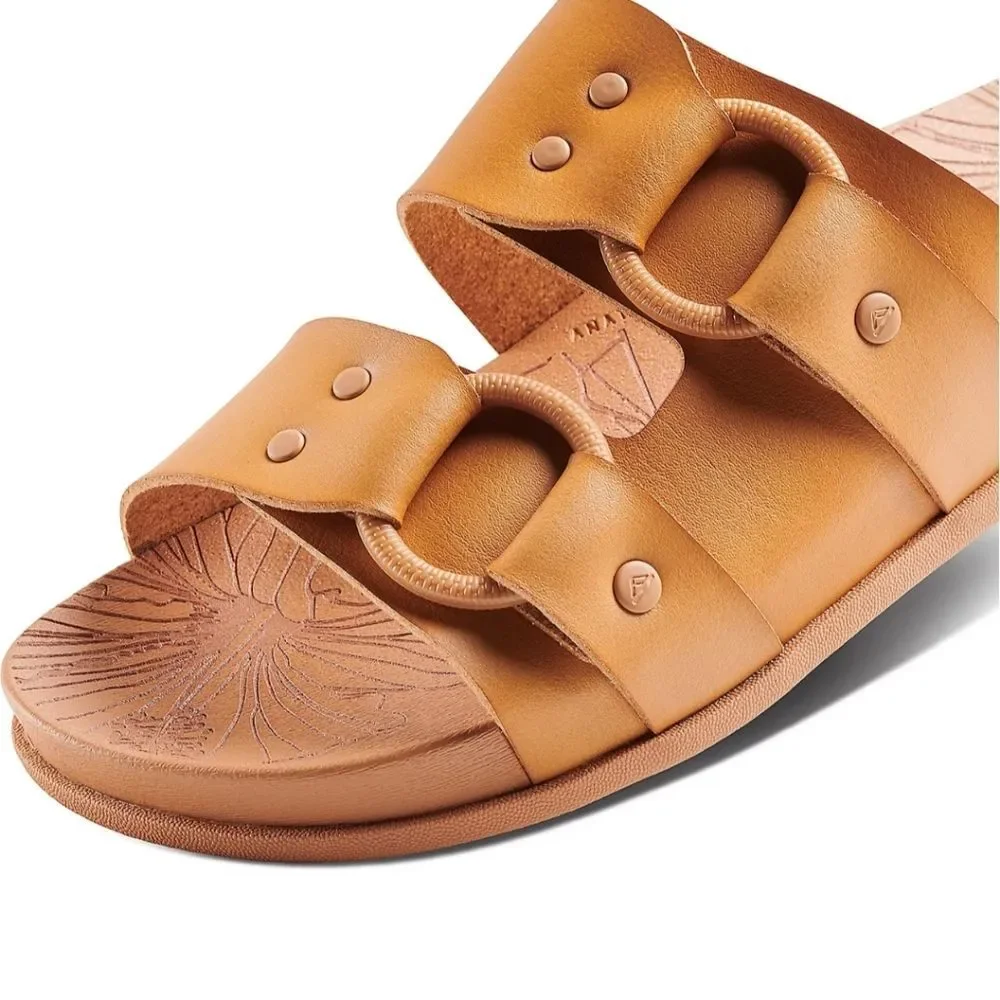 Reef Vera Cruz Slide Sandals- Medium Brown